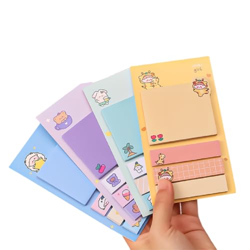 Niedliche Haftnotizen, Kawaii-Cartoon-Bär-Notizblöcke, 4 Stück, selbstklebende Marker-Flaggen für Büro, Schule und Zuhause Niedliche Haftnotizen, Kawaii-Cartoon-Bär-Notizblöcke, 4 Stück, selbstklebende Marker-Flaggen für Büro, Schule und Zuhause von Generisch