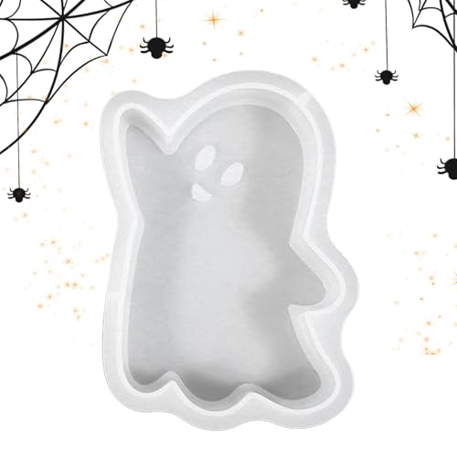 Niedliche -Kerzenform, Halloween-Kerzen-Silikonform, Gießform für Halloween-Dekoration, Totenkopf-Silikonform für Gips-Bastelarbeiten, Familien-Bastelaktivitäten von Generisch