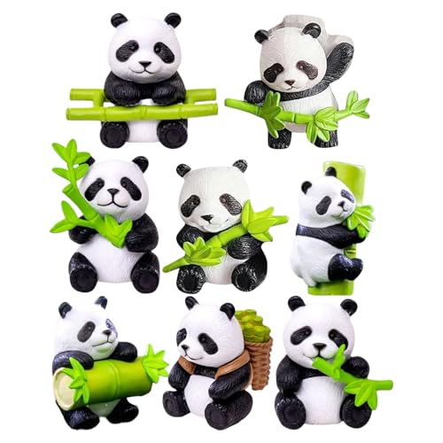 Niedliche Panda Figuren Set | 8pcs Tier Panda Figuren Aus Kunststoff | Panda Cake Topper Für Cupcakes Und Torten | Kindergeburtstag Dekoration Für Kuchen Party Basteln Niedliche Panda Figuren Set | 8pcs Tier Panda Figuren Aus Kunststoff | Panda Cake Topper Für Cupcakes Und Torten | Kindergeburtstag Dekoration Für Kuchen Party Basteln von Generisch