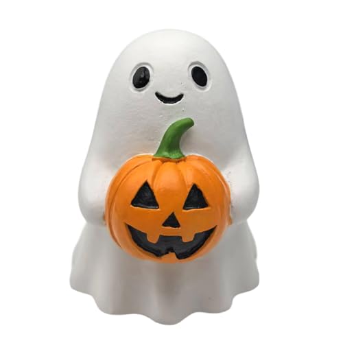 Niedlicher Geist,Halloween Harz Geist Figur | Niedliche Gespenster Deko Mit Kürbis Als Schreibtischation Für Gothic Hochzeit Tischation Und Spukation Niedlicher Geist,Halloween Harz Geist Figur | Niedliche Gespenster Deko Mit Kürbis Als Schreibtischation Für Gothic Hochzeit Tischation Und Spukation von Generisch