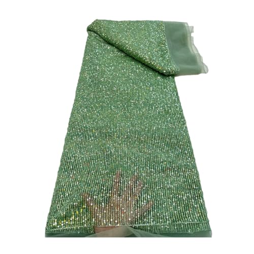 Nigerianischer Spitzenstoff, französische Tüllspitze mit Pailletten, afrikanische Spitze für Hochzeit Nigerianischer Spitzenstoff, französische Tüllspitze mit Pailletten, afrikanische Spitze für Hochzeit von Generisch