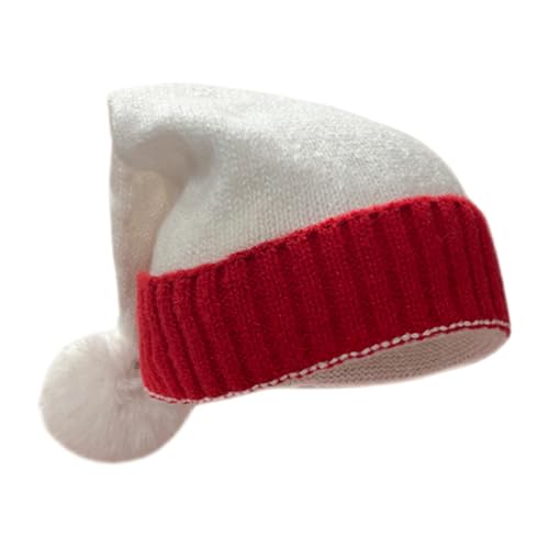 Nikolausmütze - Dekorative Winter-Kopfbedeckung für Teenager, bequem warm mit Plüschstoff, Weihnachtszubehör für festliche Veranstaltungen, Büro, Schulfeiern, einfach zu tragen, lustige Verzierung Nikolausmütze - Dekorative Winter-Kopfbedeckung für Teenager, bequem warm mit Plüschstoff, Weihnachtszubehör für festliche Veranstaltungen, Büro, Schulfeiern, einfach zu tragen, lustige Verzierung von Generisch