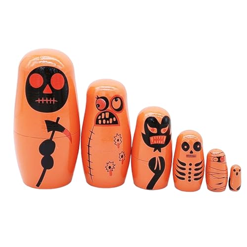 Nistpuppenholz - Russische Puppendekoration | Sechs Schichten Nisten | Familienfreunde Geschenk | Traditionelle Stapelpuppen | Sammlerfassbare Holzfiguren | Handgefertigtes Handwerksverzierung | Kultu Nistpuppenholz - Russische Puppendekoration | Sechs Schichten Nisten | Familienfreunde Geschenk | Traditionelle Stapelpuppen | Sammlerfassbare Holzfiguren | Handgefertigtes Handwerksverzierung | Kultu von Generisch