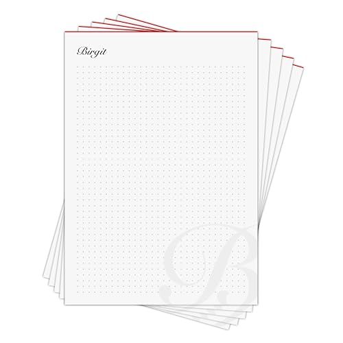 Planungsblock Birgit - personalisiertes Geschenk für Birgit - 5 x Notizblock DIN A5 mit je 50 Blatt für 250 Notizen in Geschenkbox von Generisch