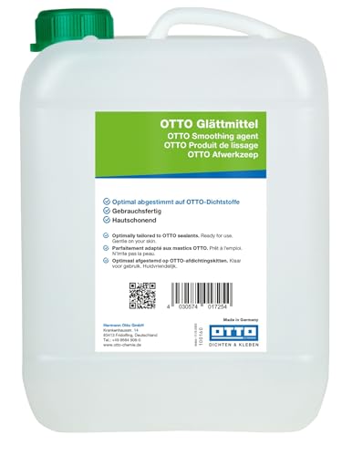 OTTO Glättmittel 5 L Zum Glätten der Oberfläche von Silikon-, Polyurethan- und MS-Hybrid-Polymer-Dichtstoffen OTTO Glättmittel 5 L Zum Glätten der Oberfläche von Silikon-, Polyurethan- und MS-Hybrid-Polymer-Dichtstoffen von Generisch