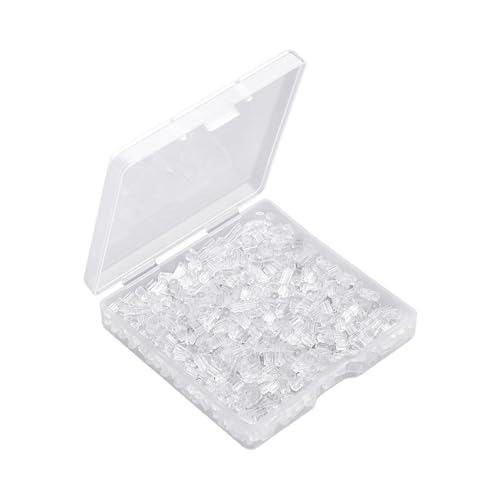 -Verschlüsse für Ohrringe, Kugelkupplung, sichere Gummi-Ohrring-Verschlüsse, transparente Ohrringrückteile, Ersatz für Ohrstecker, Gummi-Rückenstopper für Ohrringe, -Verschlüsse für Ohrringe, Kugelkupplung, sichere Gummi-Ohrring-Verschlüsse, transparente Ohrringrückteile, Ersatz für Ohrstecker, Gummi-Rückenstopper für Ohrringe, von Generisch