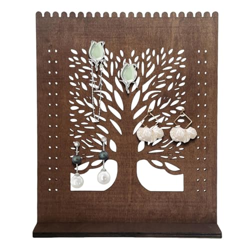 Ohrring Präsentation,Holz Schmuck Organizer Mit Aufbewahrungsständer - Vintage Ohrschmuck Aufbewahrungsständer Für Damen Mädchen Kommode & Schreibtisch Ohrring Präsentation,Holz Schmuck Organizer Mit Aufbewahrungsständer - Vintage Ohrschmuck Aufbewahrungsständer Für Damen Mädchen Kommode & Schreibtisch von Generisch
