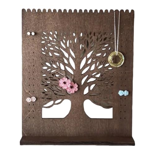 Ohrringständer - Holz-Armreif Präsentationsständer - Vintage Ohrschmuck Aufbewahrungsständer Für Damen Mädchen Kommode & Schreibtisch Ohrringständer - Holz-Armreif Präsentationsständer - Vintage Ohrschmuck Aufbewahrungsständer Für Damen Mädchen Kommode & Schreibtisch von Generisch