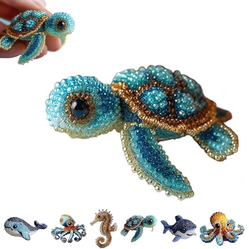 Oktopus-Perlenstickset, Meerestier-Perlenstickerei-Set mit Perlen und Werkzeugen, dreidimensionales Perlenstickerei-Set für Bastelliebhaber Oktopus-Perlenstickset, Meerestier-Perlenstickerei-Set mit Perlen und Werkzeugen, dreidimensionales Perlenstickerei-Set für Bastelliebhaber von Generisch