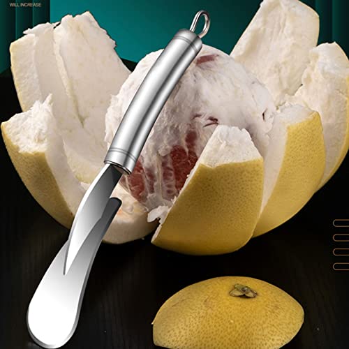 Orangenschäler, Orangen Zitrus Schäler, Grapefruit Messer Pomelo Zitrus Schäler, mit gebogenem Griff, Edelstahl Schneider Cutter Gemüseschäler Küchenhelfer, 304 Edelstahl Orangenschäler, Orangen Zitrus Schäler, Grapefruit Messer Pomelo Zitrus Schäler, mit gebogenem Griff, Edelstahl Schneider Cutter Gemüseschäler Küchenhelfer, 304 Edelstahl von Generisch