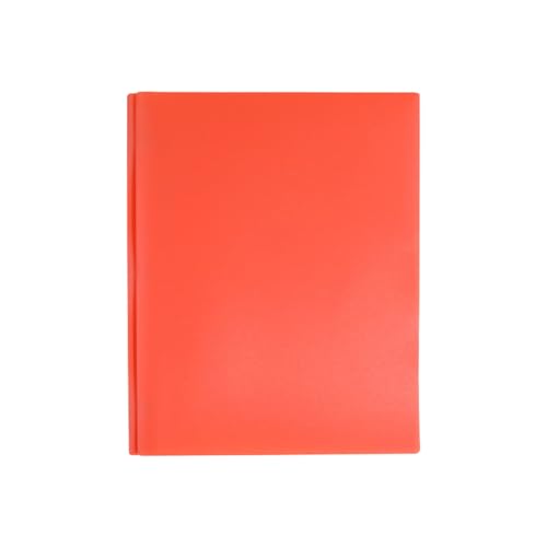 Ordner Kunststoff Kunststoffordner Osterhandwerk drei Löcher, Zinkenverschlüsse, robuste im Letter-Format (Orange, One Size) von Generisch