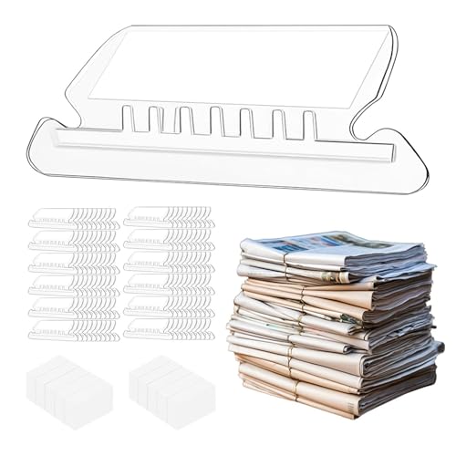 Ordner-Tabs, transparente Registerkarten, Dokumenten-Schnellidentifizierung, Ordner, Etiketten, Aktenordner mit Papiereinlagen für Notizbuch von Generisch