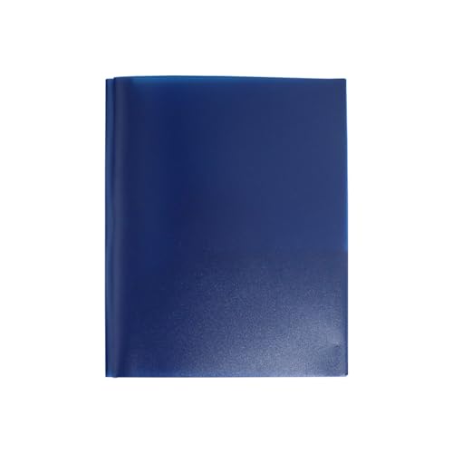 Ordner mit zwei, drei Löcher, Zinkenverschlüsse, Briefgröße, extra robuste Ordner, Bürodekor für Frauen Schreibtisch (Blue, One Size) von Generisch