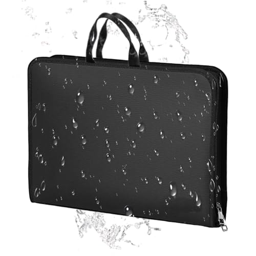 -Organizer, Business-Dokumentenhalter, feuerfeste Aktenordner, stabile Konstruktion, 35 x 27 x 5 cm, großes Fassungsvermögen, ideal für Zuhause, Büro, Reisen, Uni, Arbeitsplatz, Klassenzimmer -Organizer, Business-Dokumentenhalter, feuerfeste Aktenordner, stabile Konstruktion, 35 x 27 x 5 cm, großes Fassungsvermögen, ideal für Zuhause, Büro, Reisen, Uni, Arbeitsplatz, Klassenzimmer von Generisch