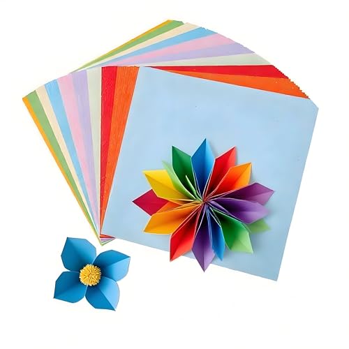 Origami Papier, 200 Blatt 10 Farben 15x15cm Doppelseitiges Faltpapier, Bastelpapier Bunt für DIY Schul Kunsthandwerksprojekte Erwachsene und Kinder Origami Papier, 200 Blatt 10 Farben 15x15cm Doppelseitiges Faltpapier, Bastelpapier Bunt für DIY Schul Kunsthandwerksprojekte Erwachsene und Kinder von Generisch