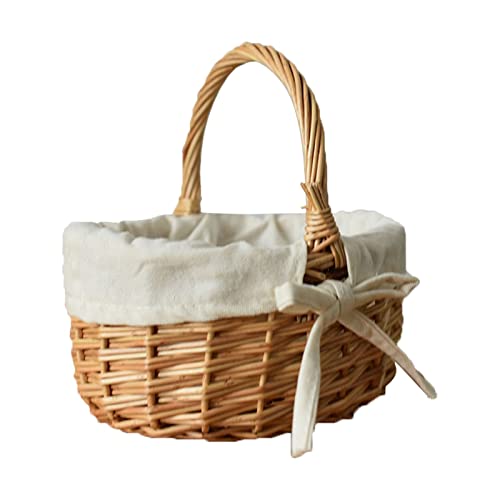 Osterkörbchen mit Henkel, Kinder Osternest Korb, Ostern Geschenktüten, Ostertüten Aufbewahrung Ostergeschenke Ostern Eier Süssigkeit Plätzchen, Handgeflochtenerb Kleiner Weidenkorb mit Henkel Osterkörbchen mit Henkel, Kinder Osternest Korb, Ostern Geschenktüten, Ostertüten Aufbewahrung Ostergeschenke Ostern Eier Süssigkeit Plätzchen, Handgeflochtenerb Kleiner Weidenkorb mit Henkel von Generisch