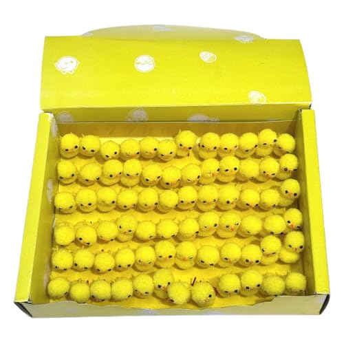 Osterküken – Entzückende gelbe -Mini-Chenille-Küken, festliche Staffelei-Dekoration, Osterküken, perfekt für einfachere Bastelarbeiten, Korbfüller und Urlaubsdekorationen Osterküken – Entzückende gelbe -Mini-Chenille-Küken, festliche Staffelei-Dekoration, Osterküken, perfekt für einfachere Bastelarbeiten, Korbfüller und Urlaubsdekorationen von Generisch