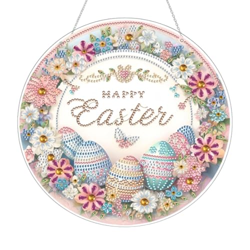 Ostern Deko Saisonale Ostern Kristall Malsets, Ostern Osterei Anhänger Ostern Bastelset Türschild Anhänger Mit Strasssteinen, Ostern Zum Basteln Für Kinder Ostern Deko Saisonale Ostern Kristall Malsets, Ostern Osterei Anhänger Ostern Bastelset Türschild Anhänger Mit Strasssteinen, Ostern Zum Basteln Für Kinder von Generisch