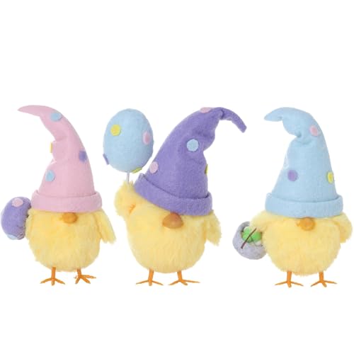 Ostern Deko Wichtel Osterküken Deko, 3 Stück Bunte Wollfilz Osterküken Flauschig Plüschküken, 16cm Osterküken Deko, Küken Ostern Deko, Für Osterdekoration Frühling Osterhase Wichtel Urlaub Ostern Deko Wichtel Osterküken Deko, 3 Stück Bunte Wollfilz Osterküken Flauschig Plüschküken, 16cm Osterküken Deko, Küken Ostern Deko, Für Osterdekoration Frühling Osterhase Wichtel Urlaub von Generisch