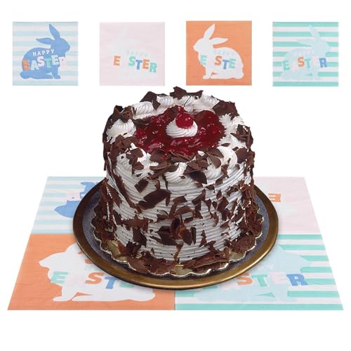 Osterpapier Servietten, Ostercocktail -Servietten - 20 Blätter/Pack farbenfrohe süße Hasenpapierhandtücher | Ostermittelzubehör, Tischdekorationen für das Küchenbad zu sammeln Osterpapier Servietten, Ostercocktail -Servietten - 20 Blätter/Pack farbenfrohe süße Hasenpapierhandtücher | Ostermittelzubehör, Tischdekorationen für das Küchenbad zu sammeln von Generisch