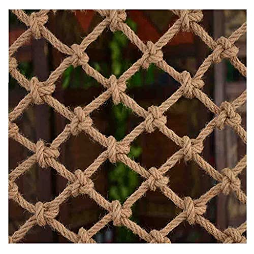 Outdoor-Sicherheitsnetz für Kinder, 4 mm dick, dekoratives Juteseil, 2 x 4 m, Kindersicherheitsbarriere für Gärten, Spielbereiche und Außenbereiche Outdoor-Sicherheitsnetz für Kinder, 4 mm dick, dekoratives Juteseil, 2 x 4 m, Kindersicherheitsbarriere für Gärten, Spielbereiche und Außenbereiche von Generisch