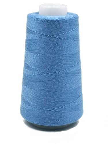 Overlockgarn je 3000 yards = 2743.2 m (333 azurblau) von Generisch