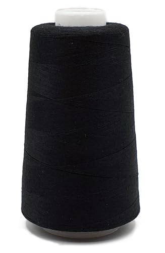 Overlockgarn je 3000 yards = 2743.2 m (500 schwarz) von Generisch
