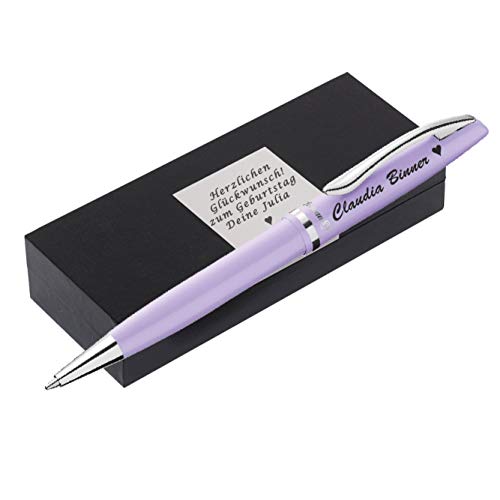 P E L I K A N Kugelschreiber Farbe Lavendel mit Gravur als Geschenk & Wunschsymbol Geschenkverpackung Jazz Pastell Lavendel PS21 - mit AMAZON KONFIGURATOR direkt online gestalten ! von Generisch