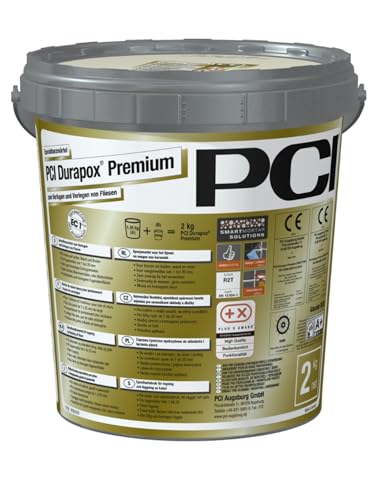 PCI Durapox Premium 2 kg Nr. 22 Sandgrau 2K-Epoxidharz-Fugenmörtel Verfugen Verlegen Fliesen Sika PCI Durapox Premium 2 kg Nr. 22 Sandgrau 2K-Epoxidharz-Fugenmörtel Verfugen Verlegen Fliesen Sika von Generisch