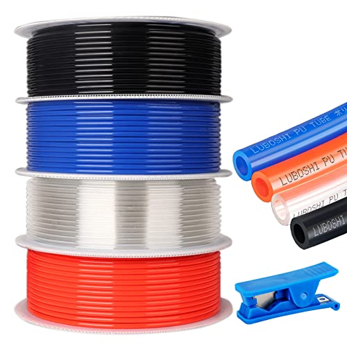 PU-Rohr, Luftschlauchleitung, 16 mm x 12 mm, Innendurchmesser, für Luftkompressor-Armatur oder Flüssigkeitstransfer, weiß, 50 m Länge, langlebiger und flexibler Luftschlauch für verschiedene PU-Rohr, Luftschlauchleitung, 16 mm x 12 mm, Innendurchmesser, für Luftkompressor-Armatur oder Flüssigkeitstransfer, weiß, 50 m Länge, langlebiger und flexibler Luftschlauch für verschiedene von Generisch