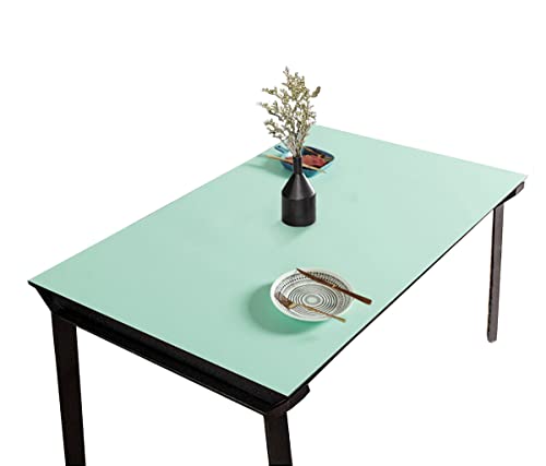 PU-Tischdecke, Tischmatte, Schreibtischunterlage, Tischabdeckung, Schutzfolie, Tischschutzmatte, wasserdicht, Grün + Blau, 60 x 180 cm PU-Tischdecke, Tischmatte, Schreibtischunterlage, Tischabdeckung, Schutzfolie, Tischschutzmatte, wasserdicht, Grün + Blau, 60 x 180 cm von Generisch