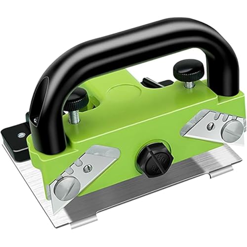 PVC-Bodenschneider, nahtloser Push-Messer-Jointer, Kunststoff-Bodenbelag-Schälwerkzeug mit Edelstahl-Bodenplatte, verstellbarer Klingenspalt/Tiefe für schnelles Schneiden, nahtloses Spleißen von Generisch
