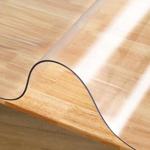 PVC-Tischabdeckung, 2 mm dick, wasserdichte Pads für Schreibtisch und Couchtisch, transparent, 50,8 x 89,9 cm PVC-Tischabdeckung, 2 mm dick, wasserdichte Pads für Schreibtisch und Couchtisch, transparent, 50,8 x 89,9 cm von Generisch