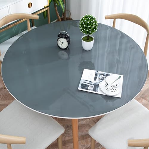 PVC Tischschutz Wasserdicht Tischdecke Schutz für Zuhause Restaurant Wohnzimmer Café Transparent 2mm Dicke 135x220cm Rechteck von Generisch