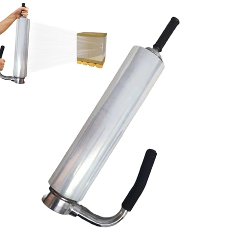 Palettenwickelhalter, Paletten-Stretchfolien-Verpackungsmaschine,Schrumpffolie Spender in industrieller Stärke | Schrumpffolienhalter-Spender mit einstellbarer Spannung und verlängertem Griff für Palettenwickelhalter, Paletten-Stretchfolien-Verpackungsmaschine,Schrumpffolie Spender in industrieller Stärke | Schrumpffolienhalter-Spender mit einstellbarer Spannung und verlängertem Griff für von Generisch