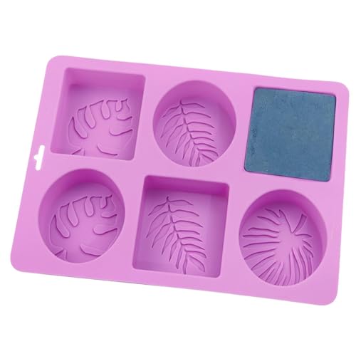 Palmbaumblätter Schimmel, Baumblätterseife Form - 6 Hohlraum Silikonblattform für Seifenherstellung - Rechteck- und Ovalformen, Puddingschalen, Lotion -Vorräte für Harzputz Ton Palmbaumblätter Schimmel, Baumblätterseife Form - 6 Hohlraum Silikonblattform für Seifenherstellung - Rechteck- und Ovalformen, Puddingschalen, Lotion -Vorräte für Harzputz Ton von Generisch
