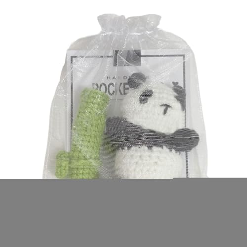Panda Häkeltier,Häkelpanda | Kuscheltiere Plüsch Panda | Handgefertigtes entzückendes Panda-Häkeltier mit Grußkarte und Organzabeutel für Weihnachten, Geburtstag, Erntedankfest, Kindertag, Party mit T Panda Häkeltier,Häkelpanda | Kuscheltiere Plüsch Panda | Handgefertigtes entzückendes Panda-Häkeltier mit Grußkarte und Organzabeutel für Weihnachten, Geburtstag, Erntedankfest, Kindertag, Party mit T von Generisch