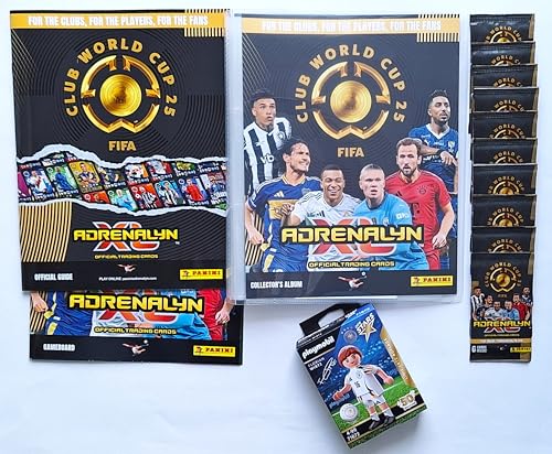 Panini Adrenalyn XL 2025 Club World Cup Trading Cards - Sammelmappe + Gameboard + Checklist + 10 Packs + DFB Stars Sammelfigur Florian Wirtz Panini Adrenalyn XL 2025 Club World Cup Trading Cards - Sammelmappe + Gameboard + Checklist + 10 Packs + DFB Stars Sammelfigur Florian Wirtz von Generisch