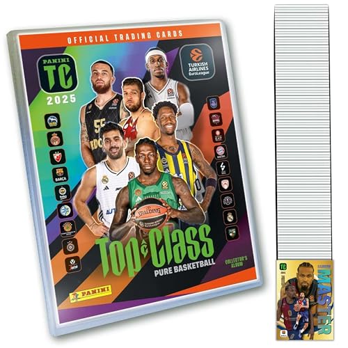Panini Basketball Euro League Basketball 2024/2025 Top Class TC | Komplettes Set | Alle 270 Karten Sortiert | ohne Sammelmappe Panini Basketball Euro League Basketball 2024/2025 Top Class TC | Komplettes Set | Alle 270 Karten Sortiert | ohne Sammelmappe von Generisch