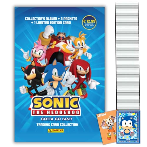 Panini Sonic The Hedgehog Trading Cards Komplettset | Alle 243 Karten Sortiert | 5 Limited Edition Cards inklusive | Ohne Sammelmappe | Gotta Go Fast Kollektion Panini Sonic The Hedgehog Trading Cards Komplettset | Alle 243 Karten Sortiert | 5 Limited Edition Cards inklusive | Ohne Sammelmappe | Gotta Go Fast Kollektion von Generisch