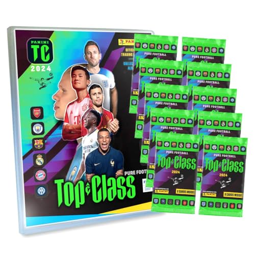 Panini Top Class Karten 2024 - Trading Cards - Sammelkarten - Auswahl (1 Mappe + 10 Booster) von Generisch