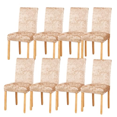 Pannesamt, dehnbar, Esszimmerstuhlbezüge, abnehmbare und waschbare Schonbezüge, superweich, Sitzschoner für Hochzeit und Party, Heimdekoration, Rosa, Größe 8 Pannesamt, dehnbar, Esszimmerstuhlbezüge, abnehmbare und waschbare Schonbezüge, superweich, Sitzschoner für Hochzeit und Party, Heimdekoration, Rosa, Größe 8 von Generisch