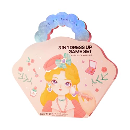 Papierbastelsets für Kinder, Anziehspielset - Aufkleber-Anziehspielset für Mädchen - Papier-Make-up-Spielzeugset für Mädchen, Sticker-Aktivitätsbuch für , , Kinder von Generisch