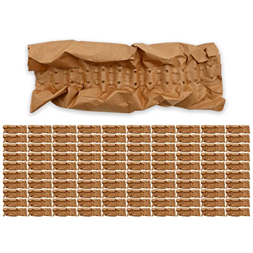 Papierpolsterstreifen, Packpolster, Papierpolster, Verpackungsmaterial, Füllmaterial, Stopfmaterial ca. 300 x 100 x 40 mm - 100 Stück Papierpolsterstreifen, Packpolster, Papierpolster, Verpackungsmaterial, Füllmaterial, Stopfmaterial ca. 300 x 100 x 40 mm - 100 Stück von Generisch