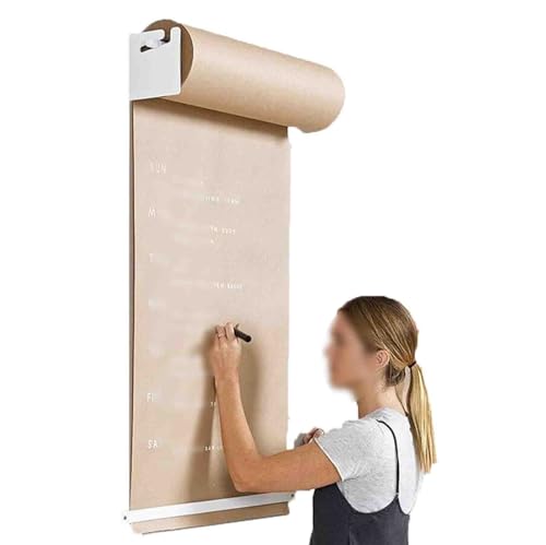 Papierrollenhalter zur Wandmontage mit Schneidleiste für Büro, Zuhause und gewerbliche Nutzung von Generisch