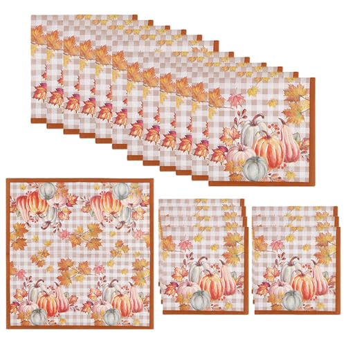 Papierservietten - Thanksgiving | Halloween und Ahornblätter Servietten für Schlafzimmer, Küche und Wohnzimmer Papierservietten - Thanksgiving | Halloween und Ahornblätter Servietten für Schlafzimmer, Küche und Wohnzimmer von Generisch
