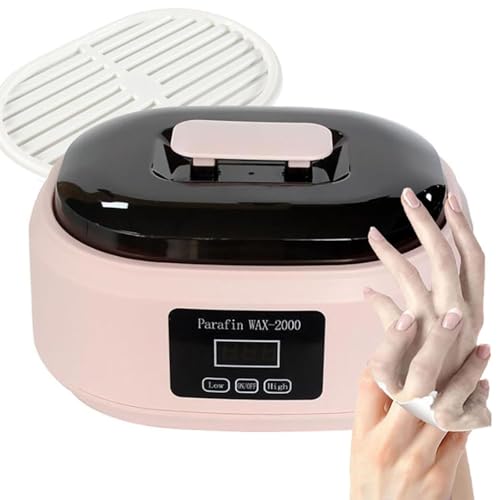 Paraffinwachs-Heizmaschine, 200 W, 2 Geschwindigkeitsstufen, 3500 ml Kapazität für glatte Haut, perfekt für Zuhause und Schönheitssalon von Generisch
