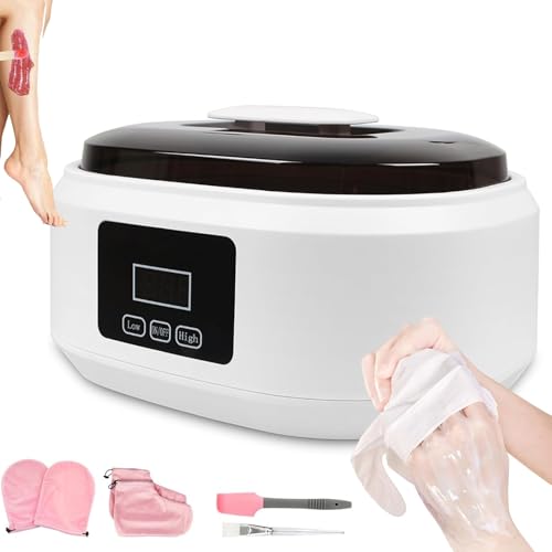 Paraffinwachserhitzer, 200 W Wachsmaschine für Hände und Füße, 3500 ml Kapazität, doppelte Temperaturregelung für Zuhause und Salon Paraffinwachserhitzer, 200 W Wachsmaschine für Hände und Füße, 3500 ml Kapazität, doppelte Temperaturregelung für Zuhause und Salon von Generisch