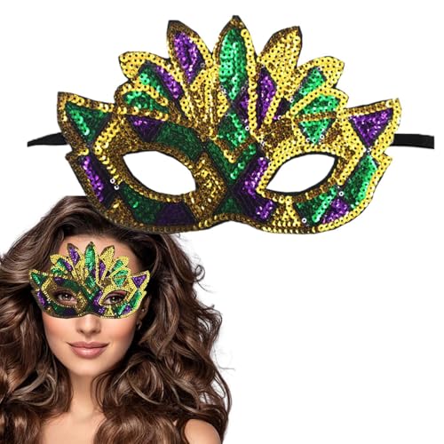 Party-Gesichtsbedeckung für Erwachsene, Gesichtsbedeckung Mardi Gras,Gesichtsbedeckung aus Paillettenstoff mit elastischem Seil, Foto-Requisiten | Erwachsenen-Outfit-Dekorationsmaske für ausgefallene Party-Gesichtsbedeckung für Erwachsene, Gesichtsbedeckung Mardi Gras,Gesichtsbedeckung aus Paillettenstoff mit elastischem Seil, Foto-Requisiten | Erwachsenen-Outfit-Dekorationsmaske für ausgefallene von Generisch