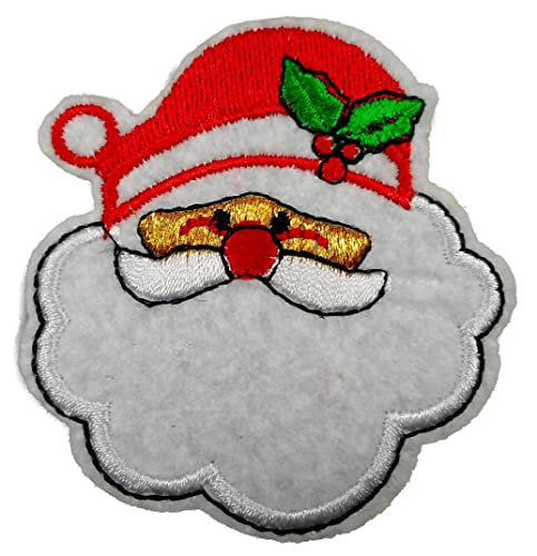 Patch Weihnachtsmann Weihnachten 7 x 6,5 cm Aufbügler Aufnäher Deko GST 106 Patch Weihnachtsmann Weihnachten 7 x 6,5 cm Aufbügler Aufnäher Deko GST 106 von Generisch
